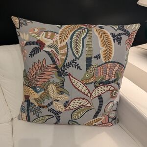 Tropical Patterned Throw Pillow